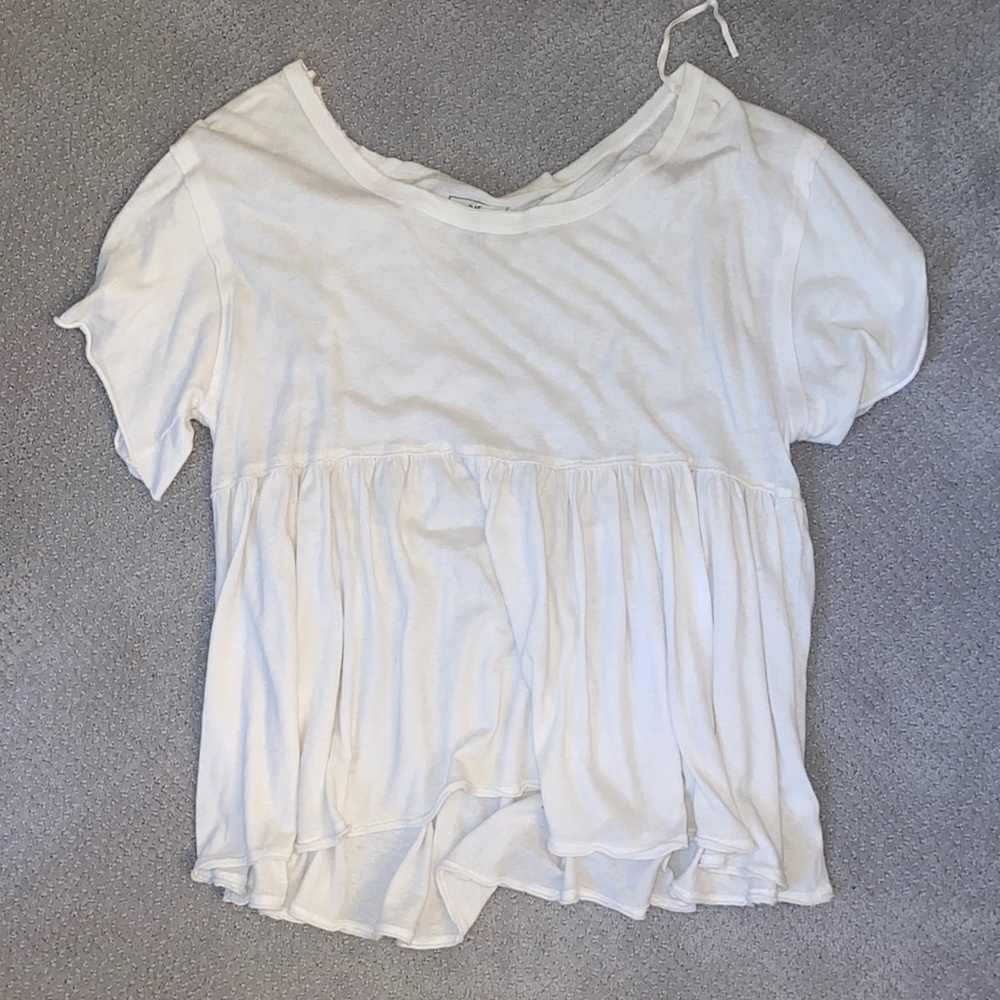 White Free People top